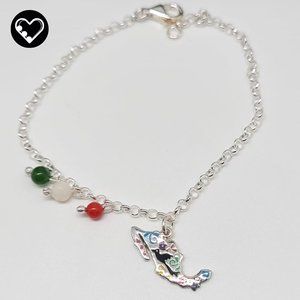 Mexican tricolor bracelet